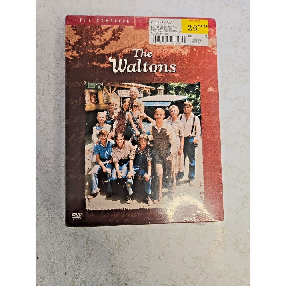 The Waltons The Complete First Season DVD 2004 5 Disc Set NEW